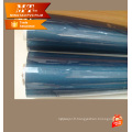 Transparent pvc bleu super clair film pour faire un sac